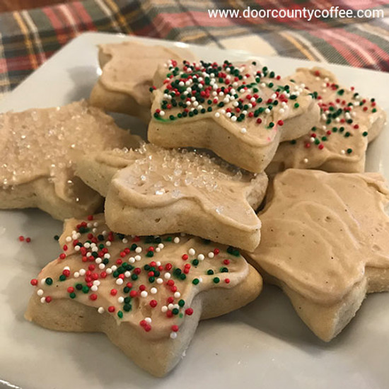 White Christmas Cut-Out Cookies