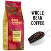 Scoop of Door County Christmas Decaf Coffee 8 oz. Bag Wholebean